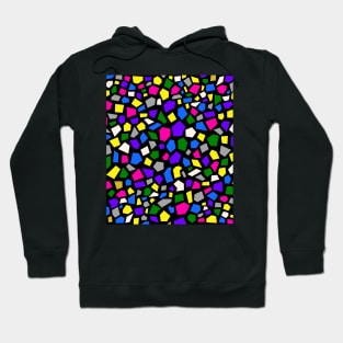 Mosaic Effect in Vibrant Colours Hoodie